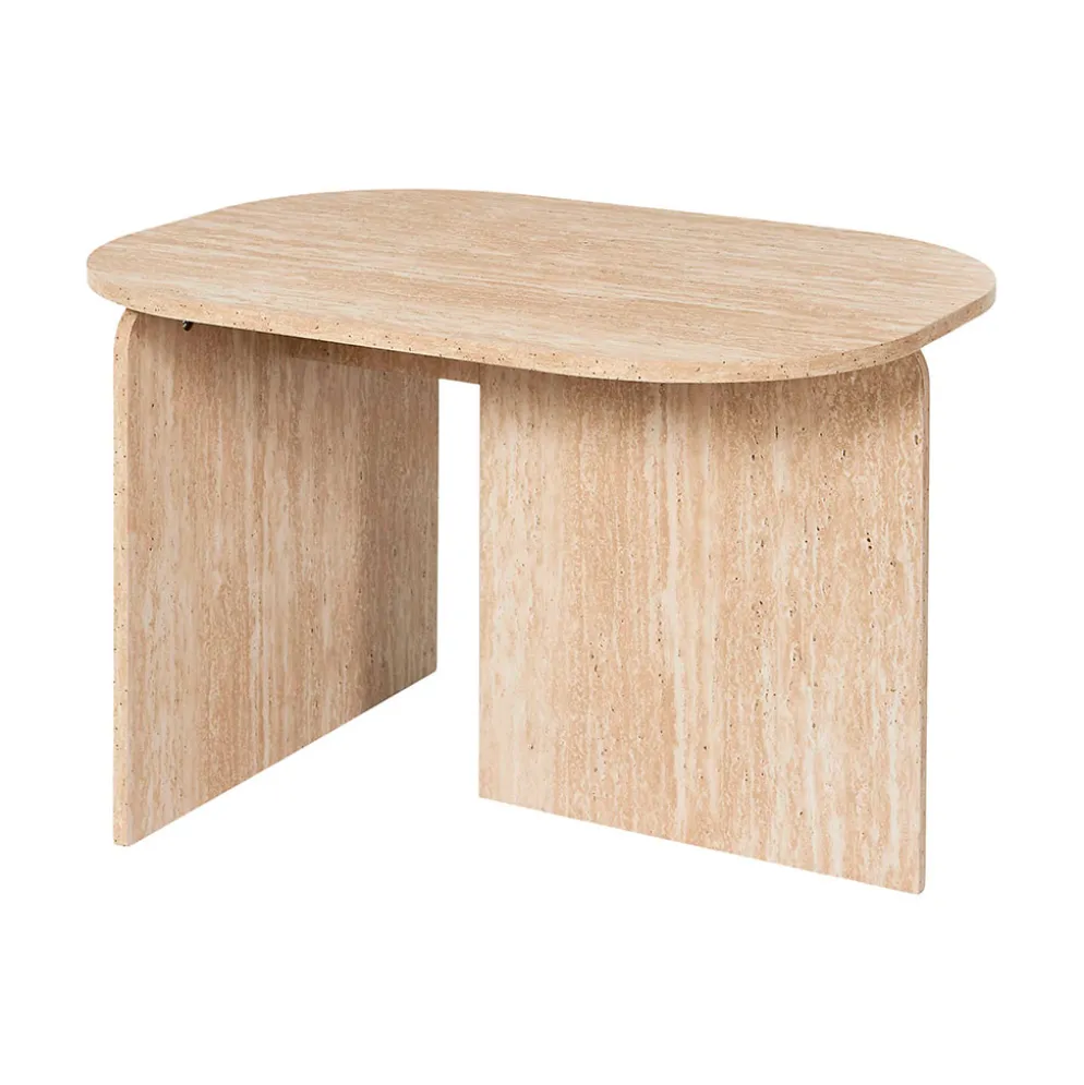 Table basse en bois clair 72x53cm - Pietra