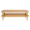 Table basse en chêne naturel 130x55cm - Sirocco