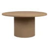 Table basse ronde en fer beige d79xh40cm - Minimal