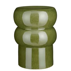 Table d'appoint en céramique vert d32cm - Vendi