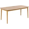 Table en Bois Naturel 180(+39)x90cm - Montreux