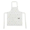 Tablier enfant en coton multicolore 55x45cm - Famille