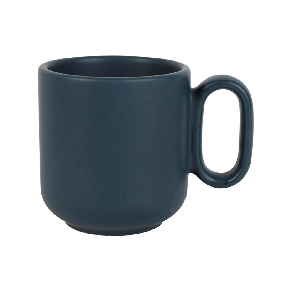 Tasse à café en grès bleu mat 10cl - Baltika
