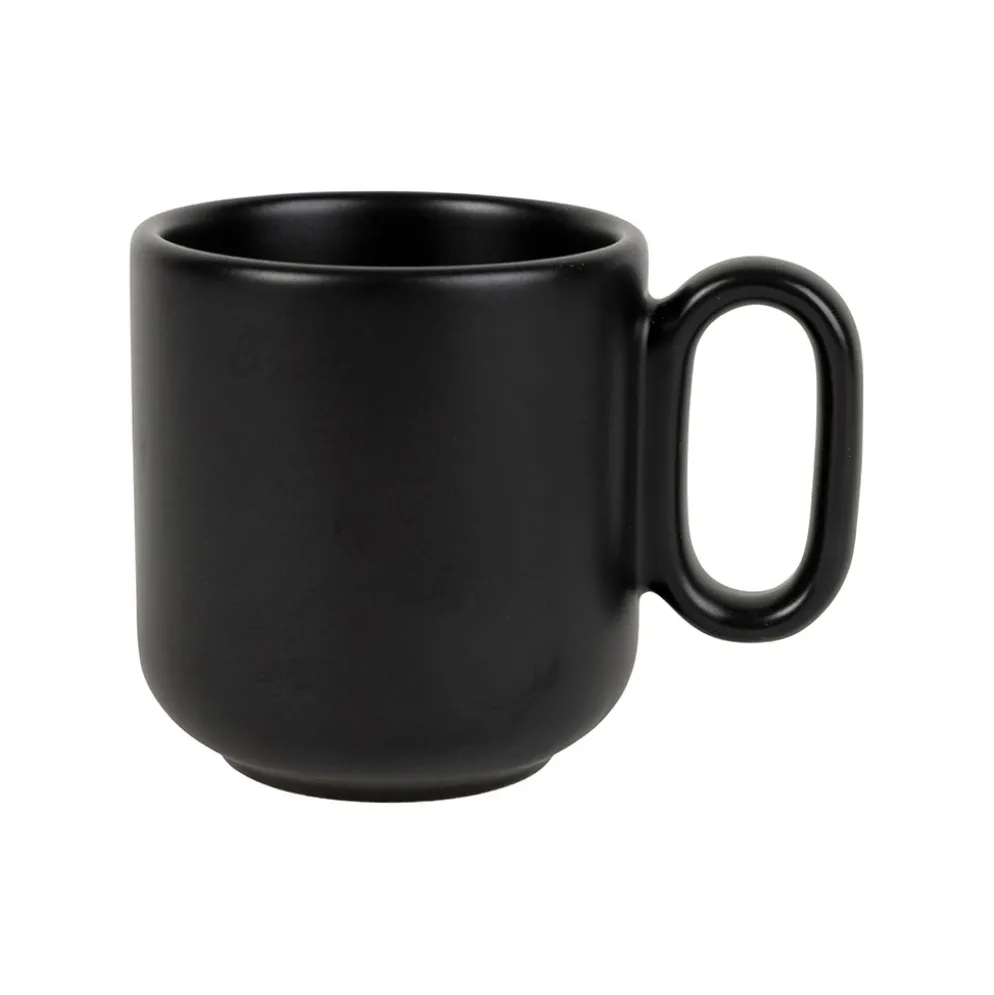 Tasse à café en grès noir mat 10cl - Baltika