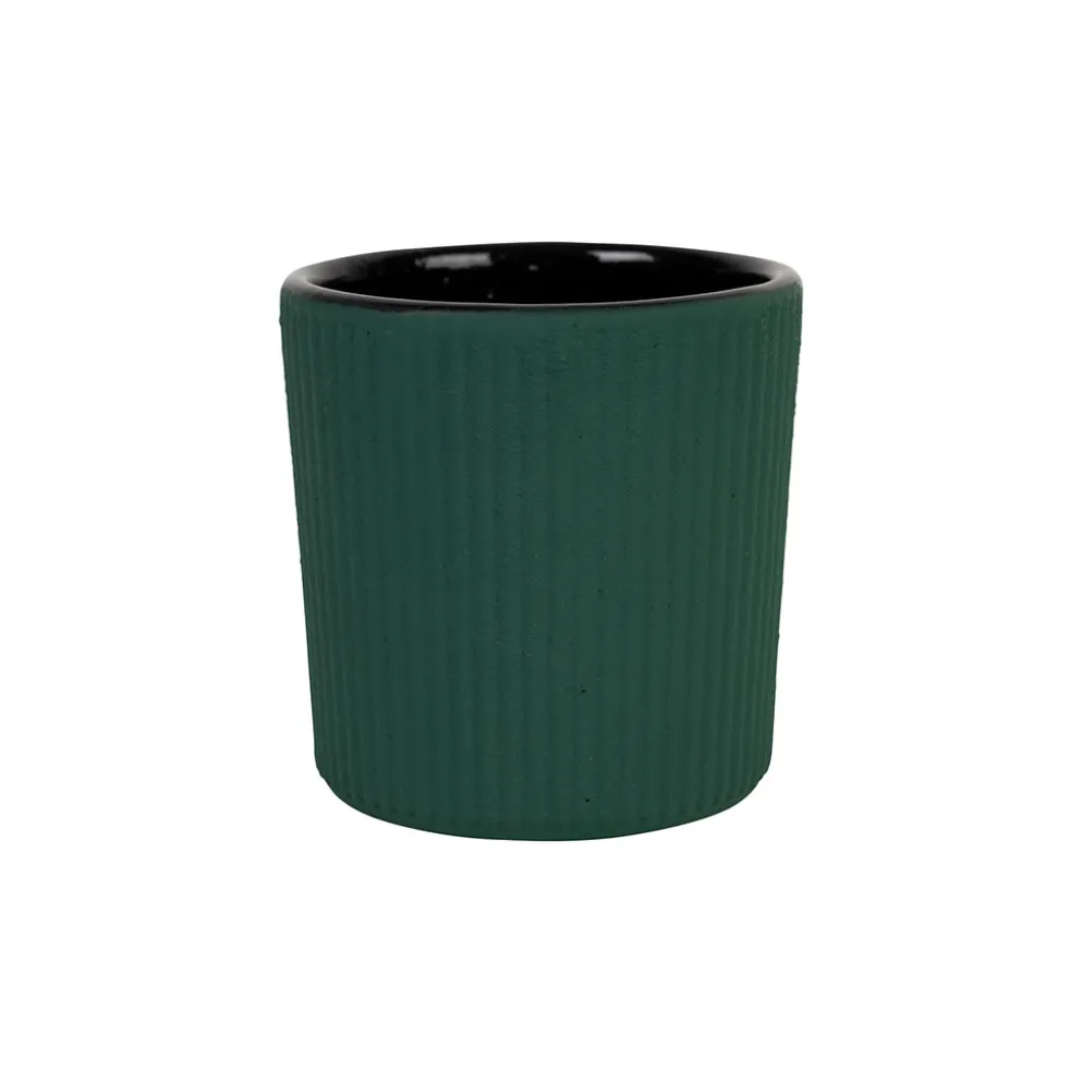 Tasse en fonte vert 12cl - Tresse
