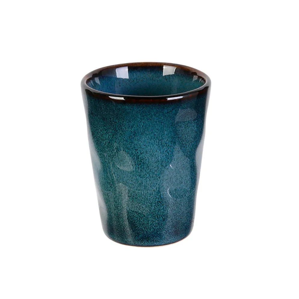 Tasse expresso en grès bleu 10cl - Au gres du temps