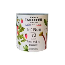 Thé noir, fraise des bois, rhubarbe 60g - n°3