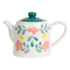 Théière en grès multicolore avec filtre 95cl - Bellagio
