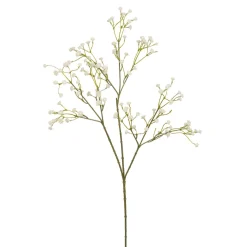 Tige artificielle gypsophyle crème h60cm