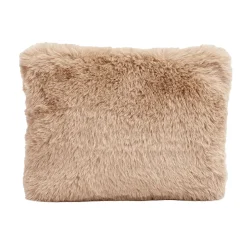Trousse fausse fourrure beige - Chamonix