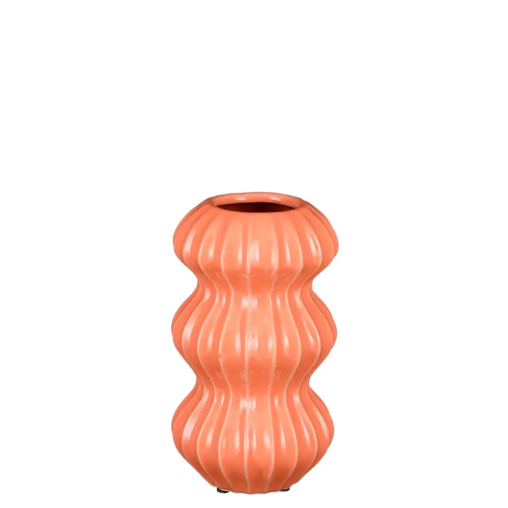 Vase en céramique rose h23cm - Pippa