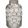 Vase en grès blanc H23cm