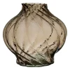 Vase en verre fumé h25cm - Automnal