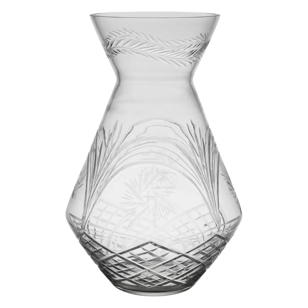 Vase en verre h25cm - Aves