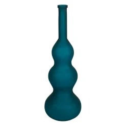 Vase en verre émeraude satiné h100cm - Comille