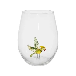 Verre à eau perroquet en verre borosilicate 50cl