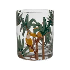 Verre à eau vert et brun 38cl - Somptua